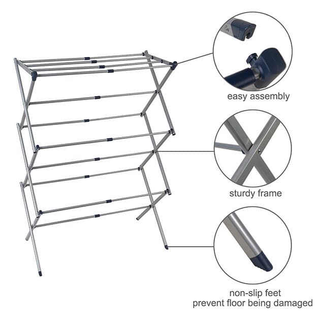 The Drynatural Drying Rack Expandable 3-Tier Clothes Airer Review - 1