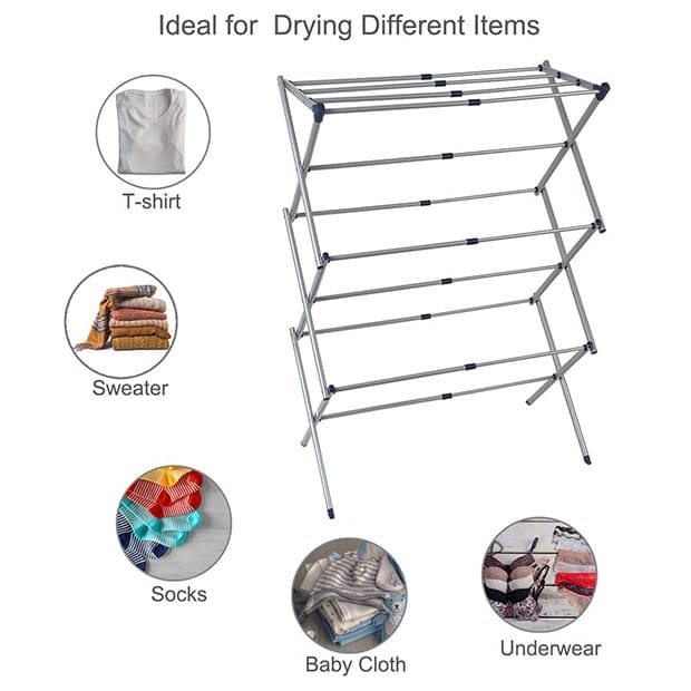 The Drynatural Drying Rack Expandable 3-Tier Clothes Airer Review - 5