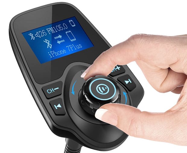 Nulaxy KM18 Car Bluetooth FM Wireless Transmitter - 2